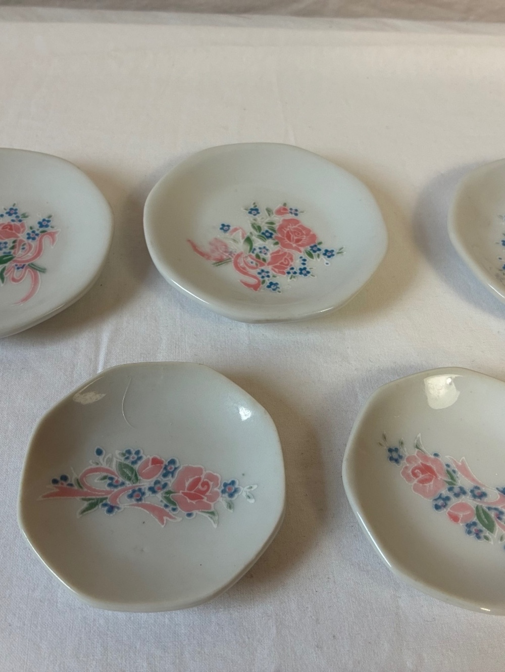 Noritake China Floral miniature plates
